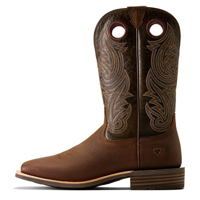 Highland Toughstock Wide Square Toe Cowboy Boot