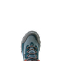 Black boot on a white background