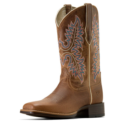 Canyon Point Wide Square Toe Western Boot