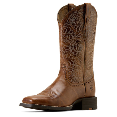 Round Up Remuda Wide Square Toe Western Boot