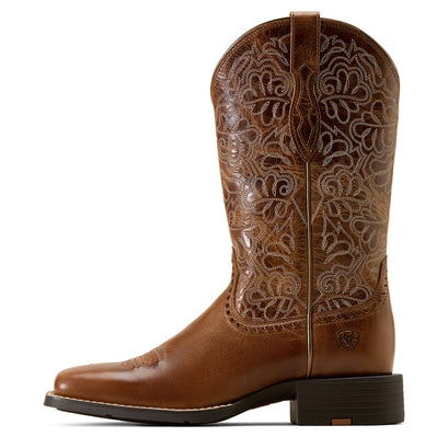 Round Up Remuda Wide Square Toe Western Boot
