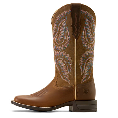 Cattle Caite Wide Square Toe Western Boot