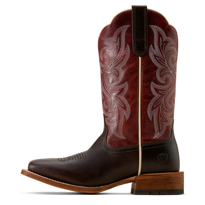 County Lane Wide Square Toe Western Boot