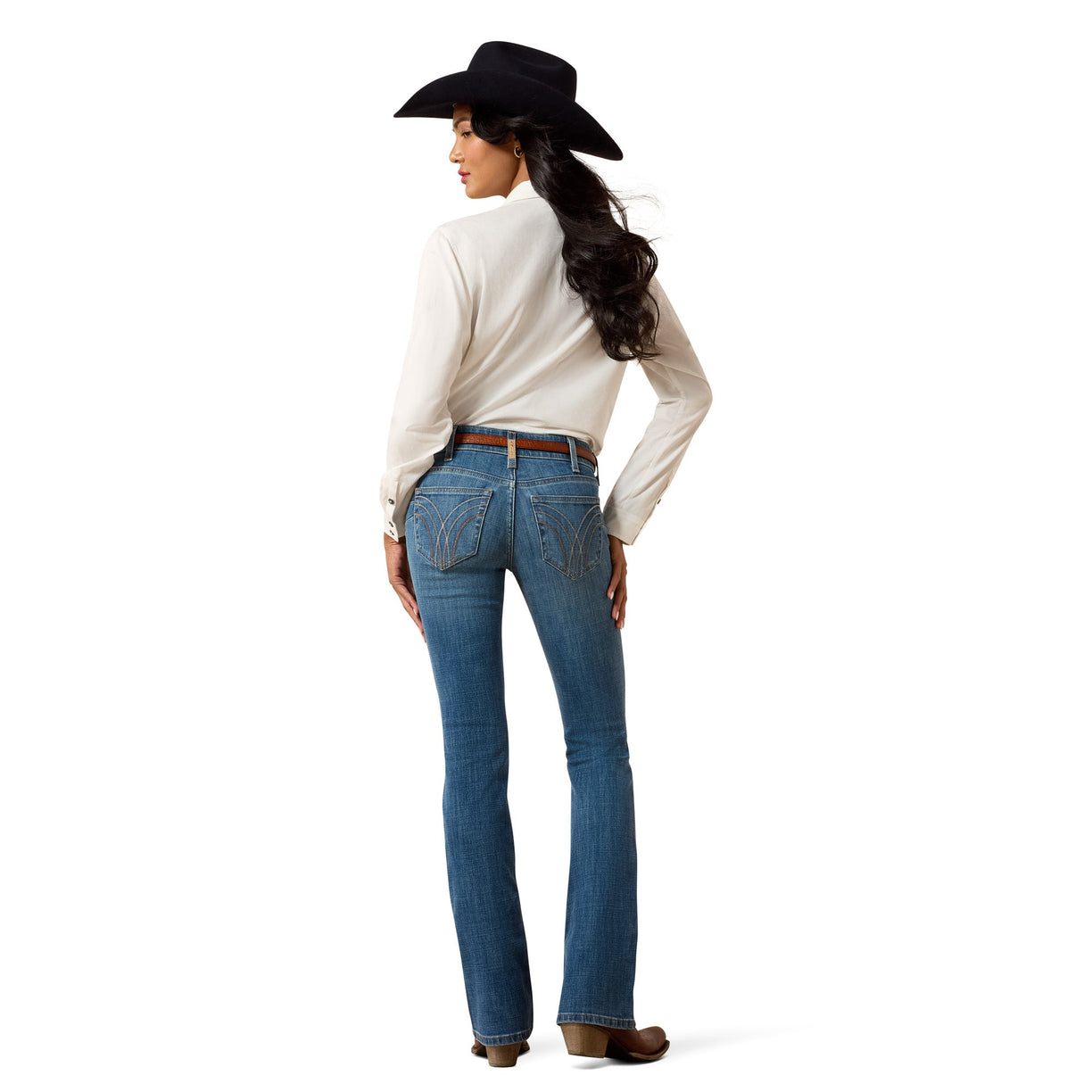 Mid Rise Esti Boot Cut Jeans