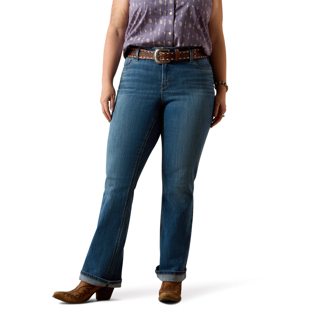 Mid Rise Esti Boot Cut Jeans