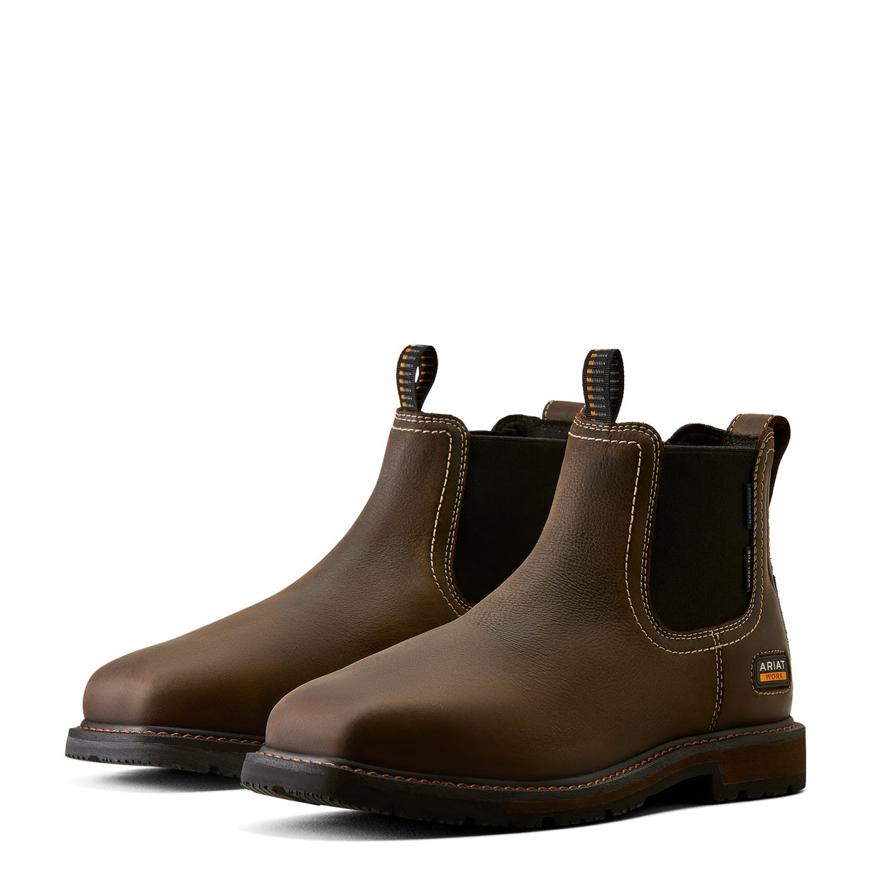 Groundbreaker Chelsea Waterproof Wide Square Toe Steel Toe Work Boot