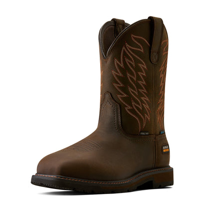 Groundbreaker Waterproof Wide Square Toe Steel Toe Work Boot