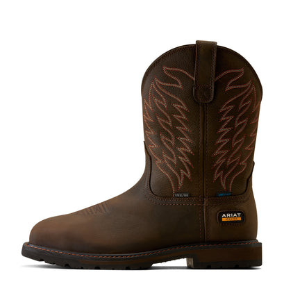 Groundbreaker Waterproof Wide Square Toe Steel Toe Work Boot
