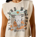Steer Skull Landscape Tank