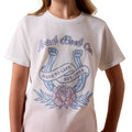 Stitched Horseshoe Rose Tee