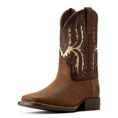 Driftwood Wide Square Toe Western Boot