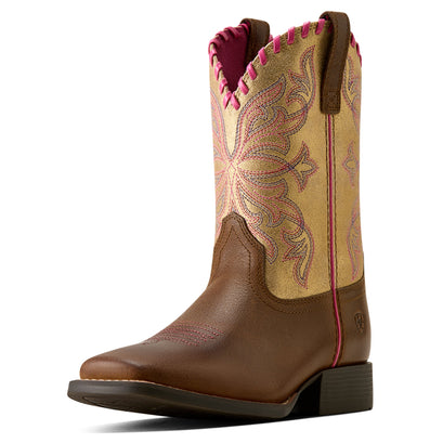 Sundown Wide Square Toe Western Boot