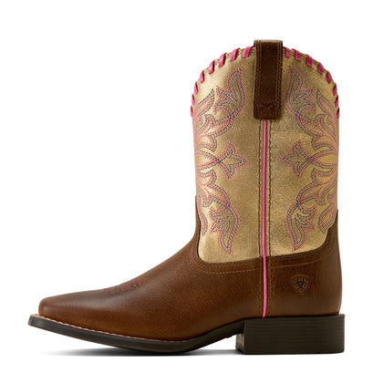 Sundown Wide Square Toe Western Boot