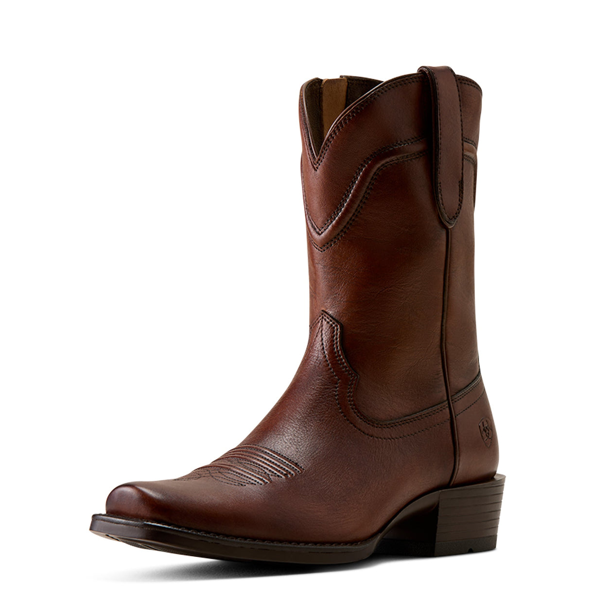 Brown Ariat cowboy boot