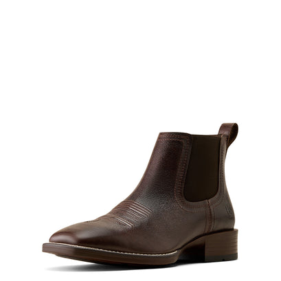 Booker Chelsea Wide Square Toe Western Boot