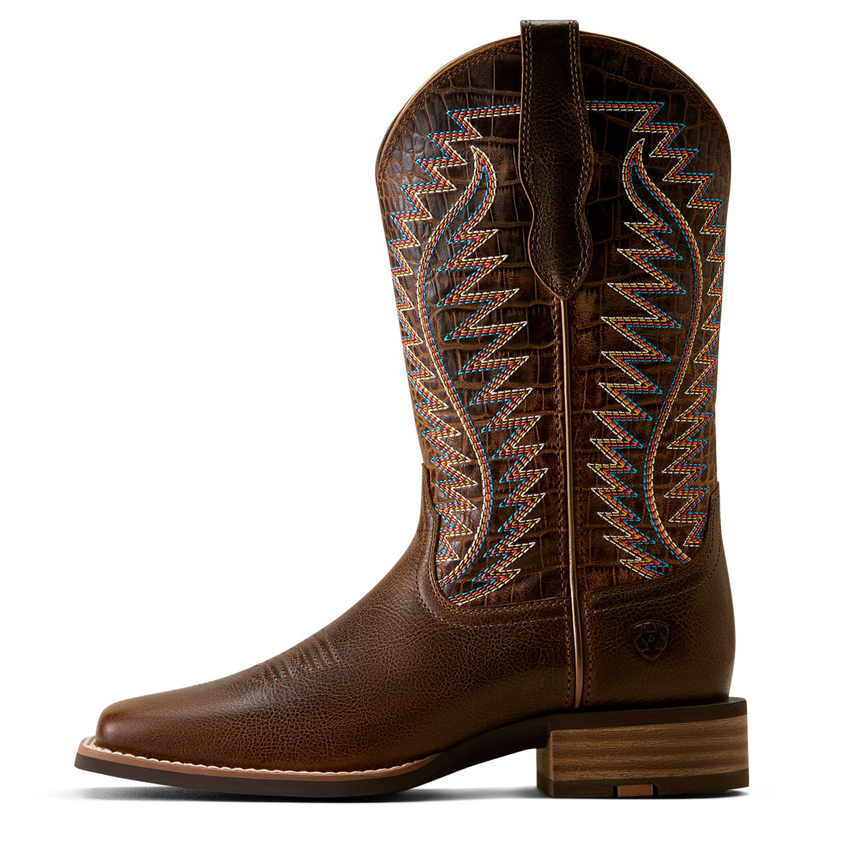 Monte Vista Wide Square Toe Western Boot