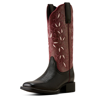 Round Up Holly Wide Square Toe Western Boot