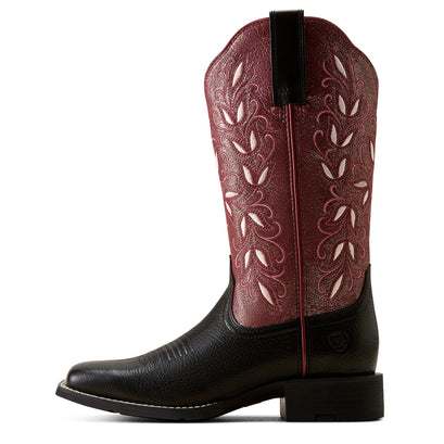 Round Up Holly Wide Square Toe Western Boot