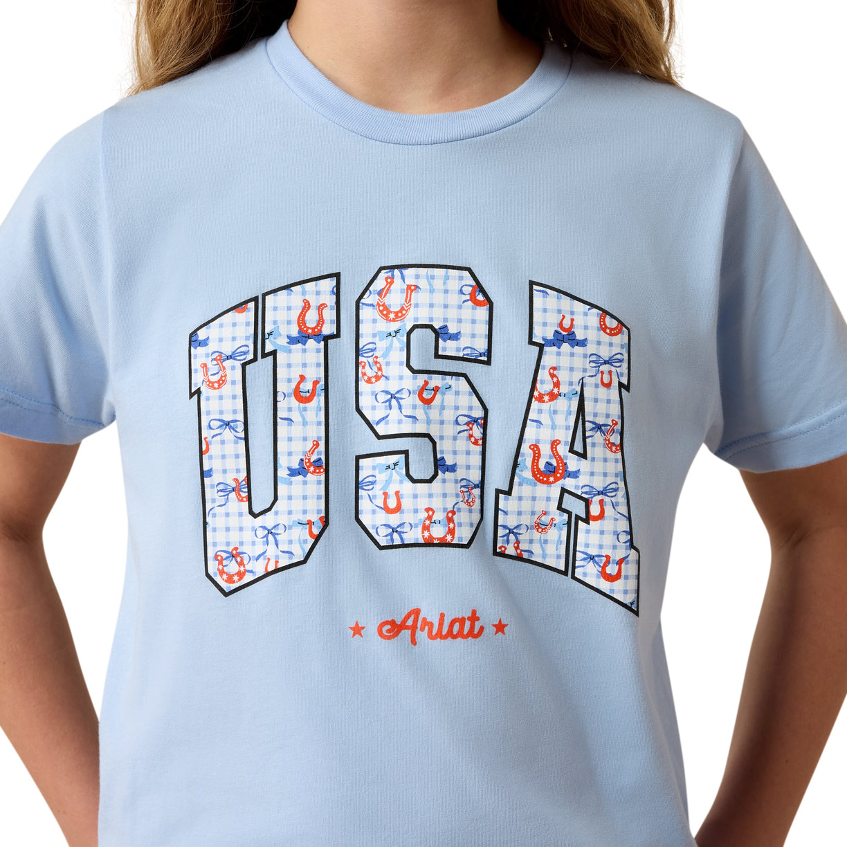 USA Horseshoe Tee