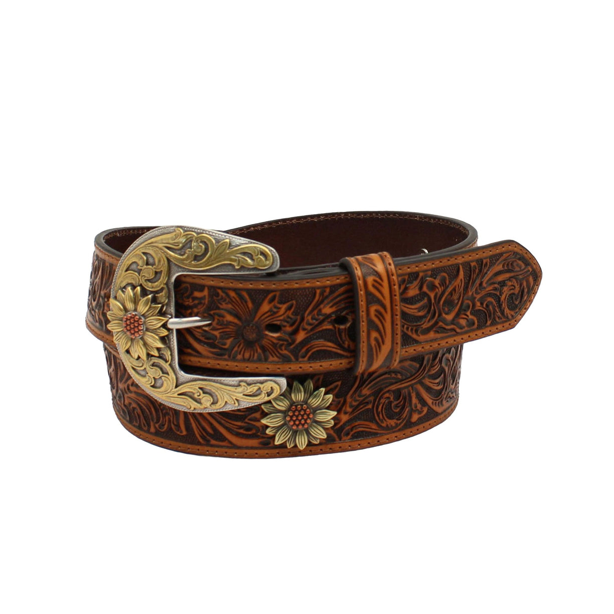 Floral Tooled Belt