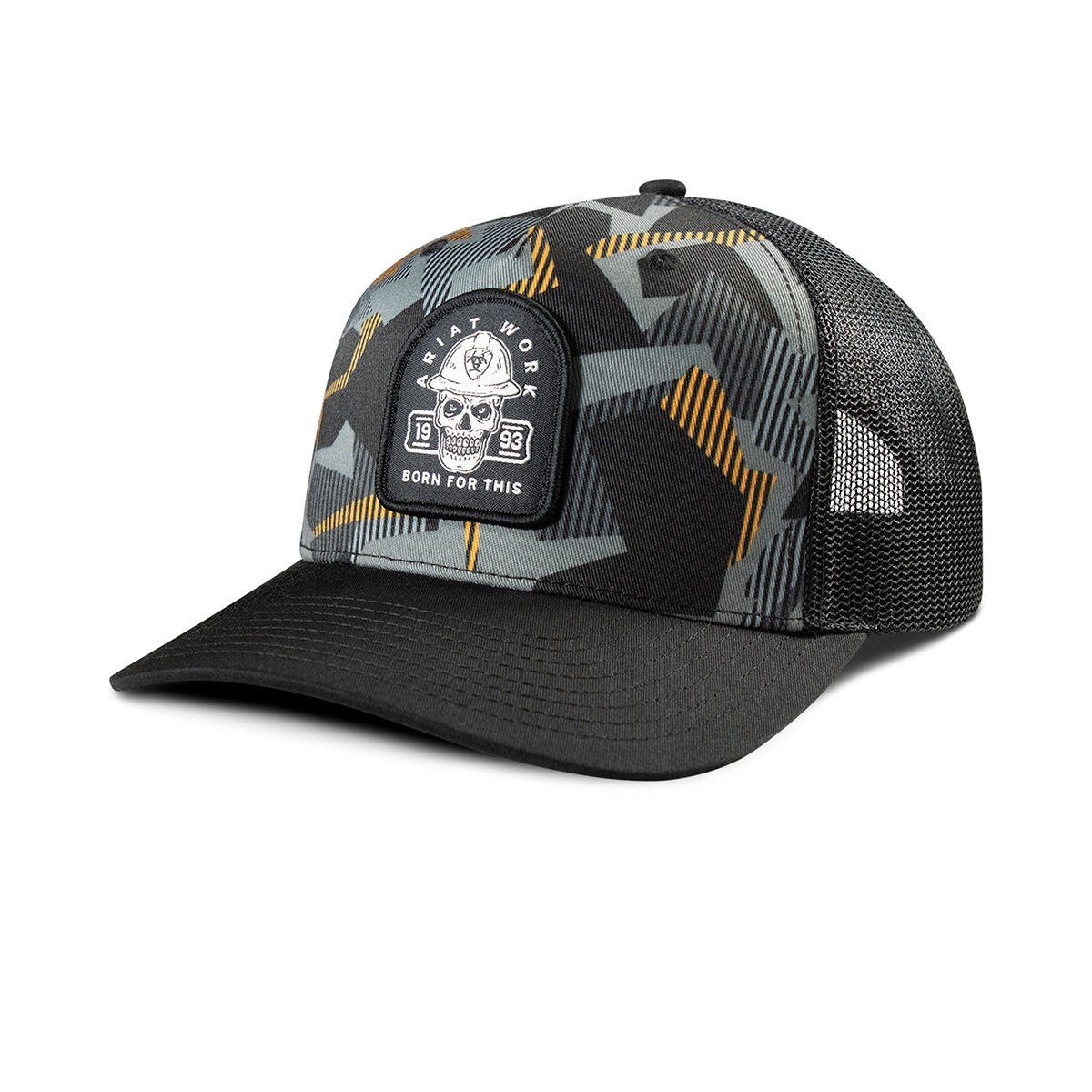 Ariat Work Skull Patch Snapback Cap