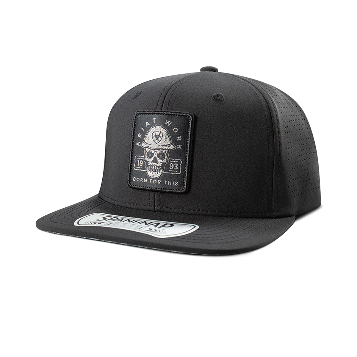 Work Roughneck Reflective Patch Snapback Cap