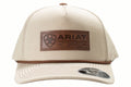 Patch Fabric Khaki Snap Back Cap