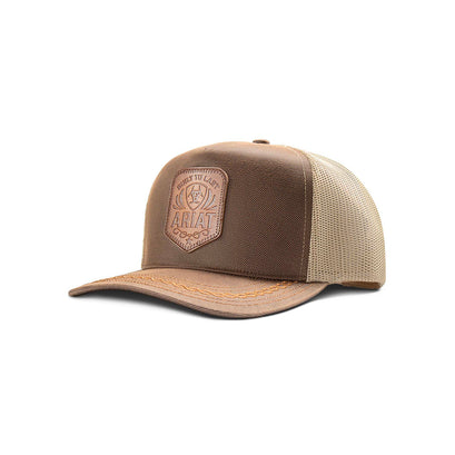 Faux Leather Patch Cap