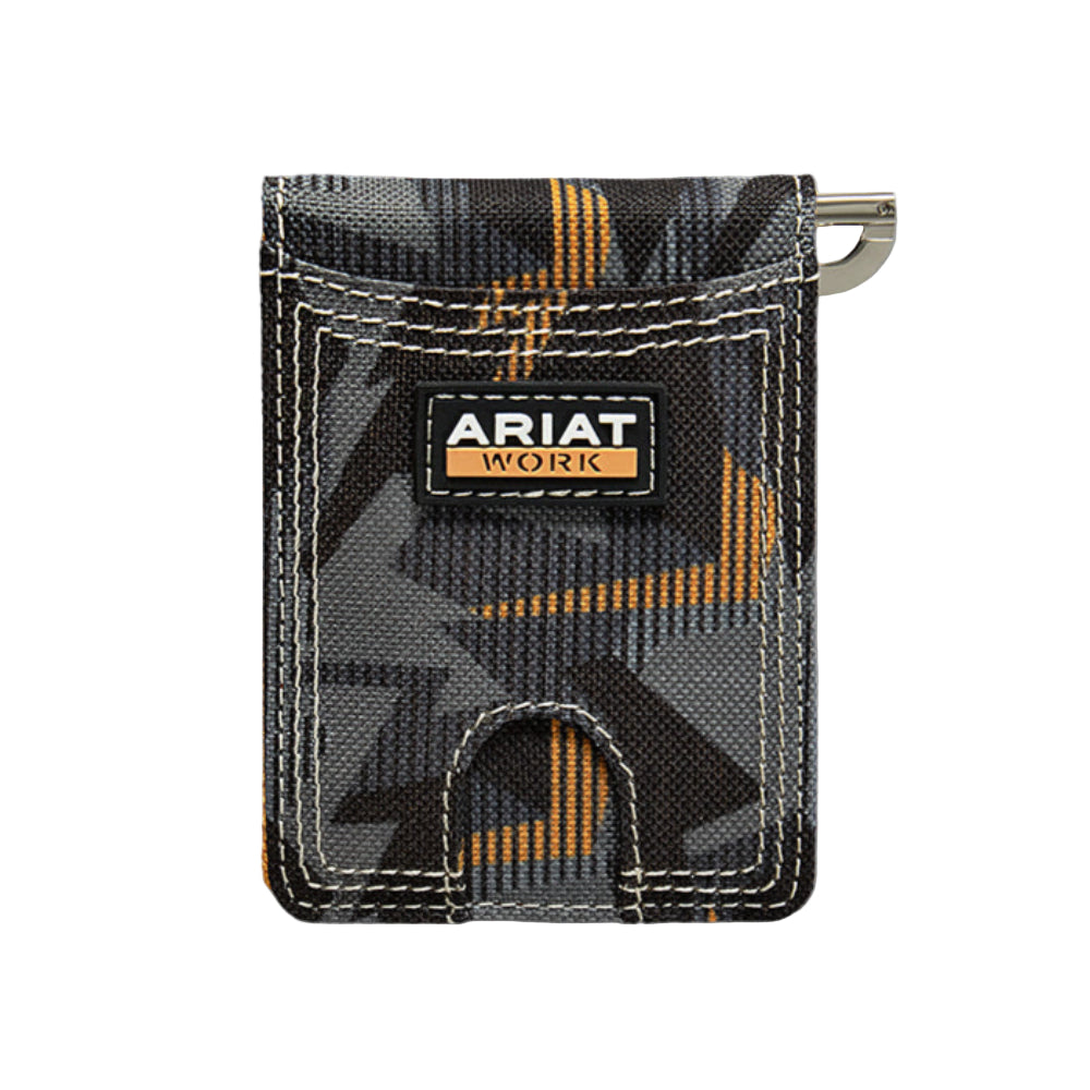 Bi-Fold Work Money Clip Bold Print