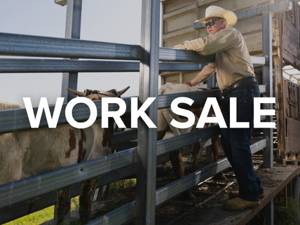 Ariat WORK SALE - Farmer working on his cattle station wearing Ariat Workshirt and Jeans