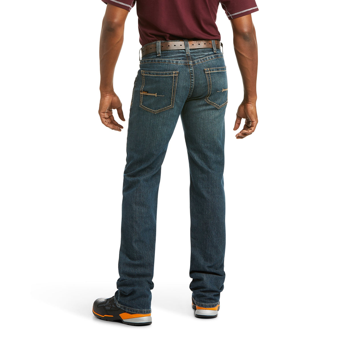 Ariat Men's REBAR Fashion M5 Slim Straight Ironside 10016222 back