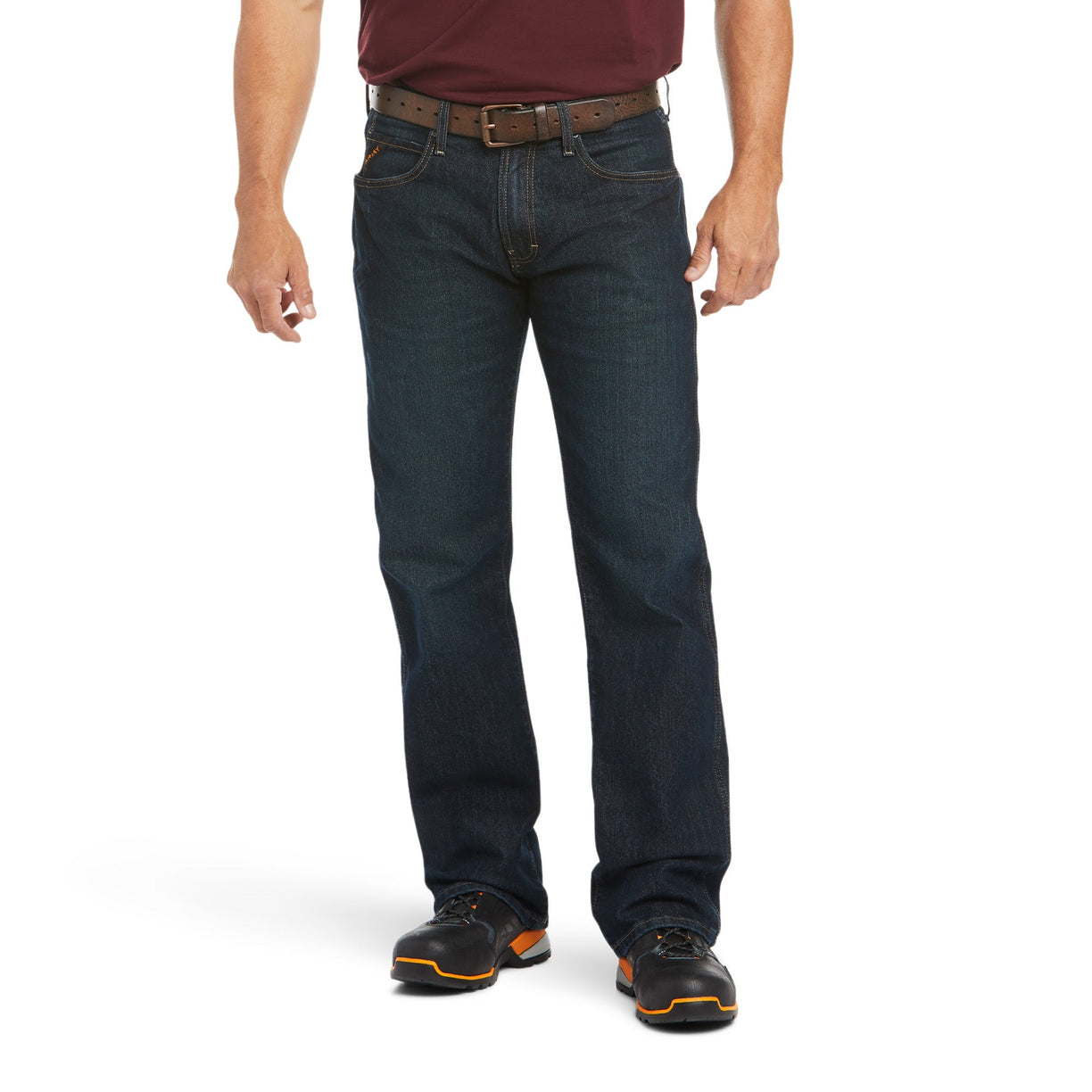 Ariat Men's REBAR Fashion M5 Slim Straight Blackstone 10016223