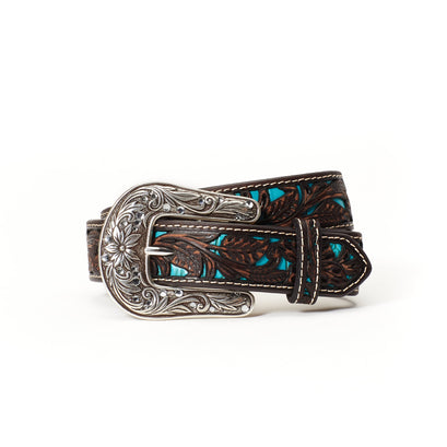 Pierced Floral Belt