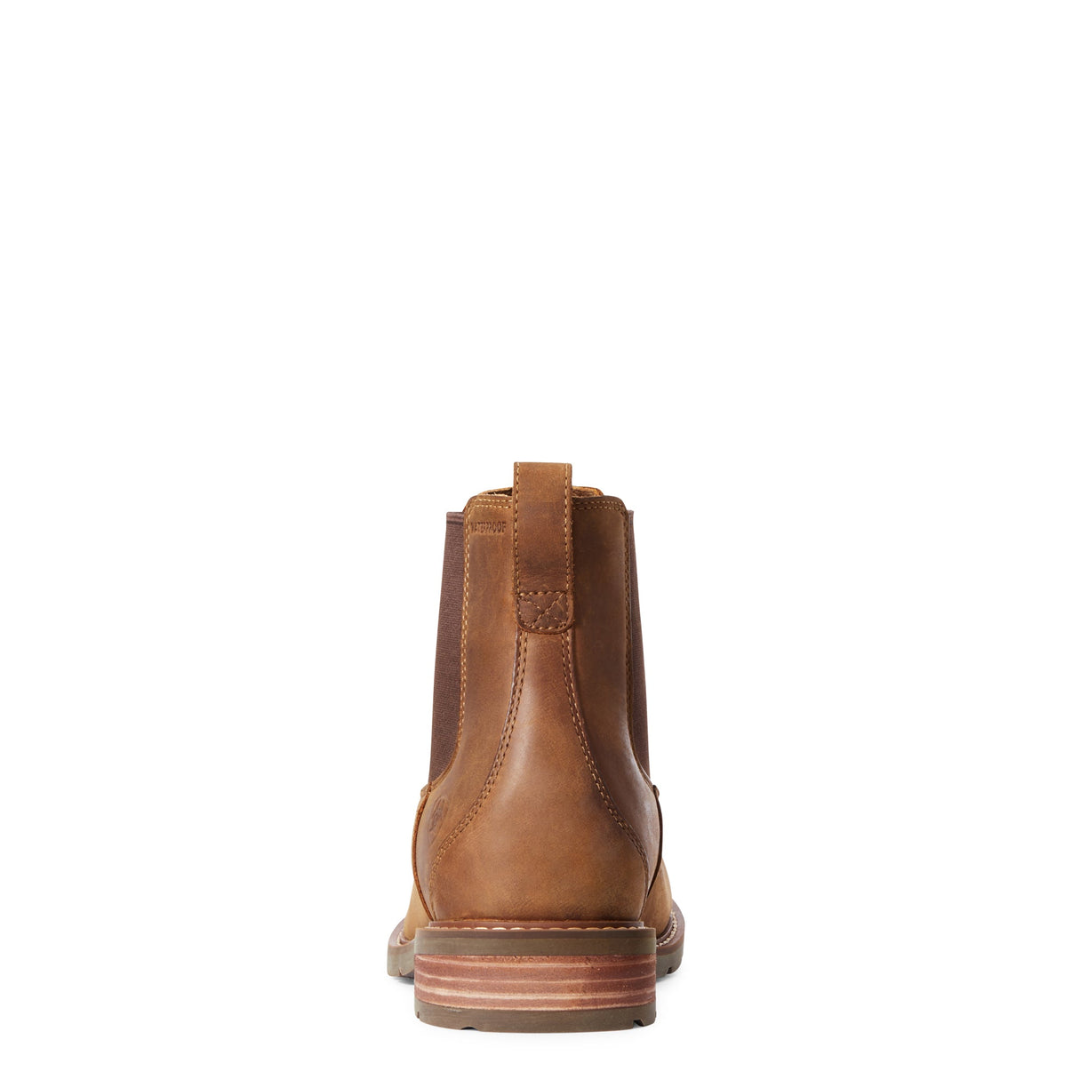 Ariat Men's Wexford H2O Weathered Brown 10034032 heel