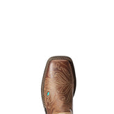 Women's Bright Eyes II Western Boots in Weathered Brown 10033983 Ariat toe