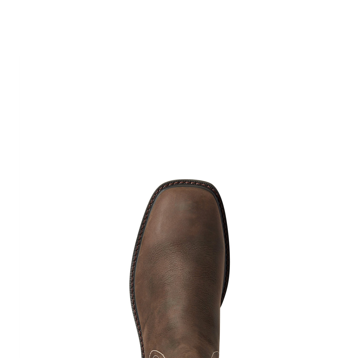 Men's Groundbreaker Chelsea Wide Square Toe Waterproof Dark Brown 10038324 Ariat toe