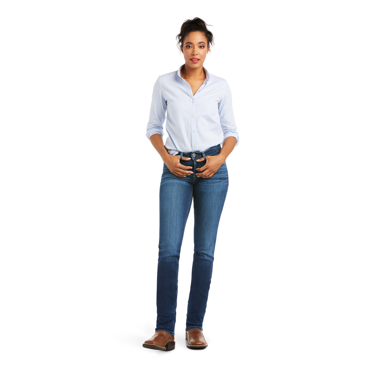 Ariat Women's R.E.A.L. Perfect Rise Abby Straight Jean 10036814 Mckenzie full