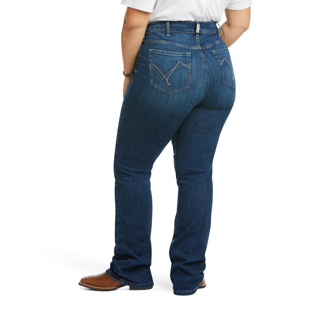 Ariat Women's R.E.A.L. Perfect Rise Abby Straight Jean 10036814 Mckenzie plus back