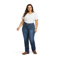 Ariat Women's R.E.A.L.™ Mid Rise Brenda Straight Leg Irvine 10037682 plus full