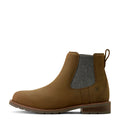 Ariat Men's Wexford Waterproof Chelsea Boot in brown leather - Side