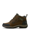 Ariat Men's Terrain Waterproof Boot in dark brown leather with camo print - Side