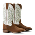 Ariat Men's Ricochet Cowboy Boot in brown and cream leather - Pair
