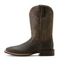 Ariat Men's Ryden Ultra Cowboy Boot in smoky brown leather - Side