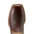 Ariat Men's Ryden Ultra Cowboy Boot in dark brown leather - Toe