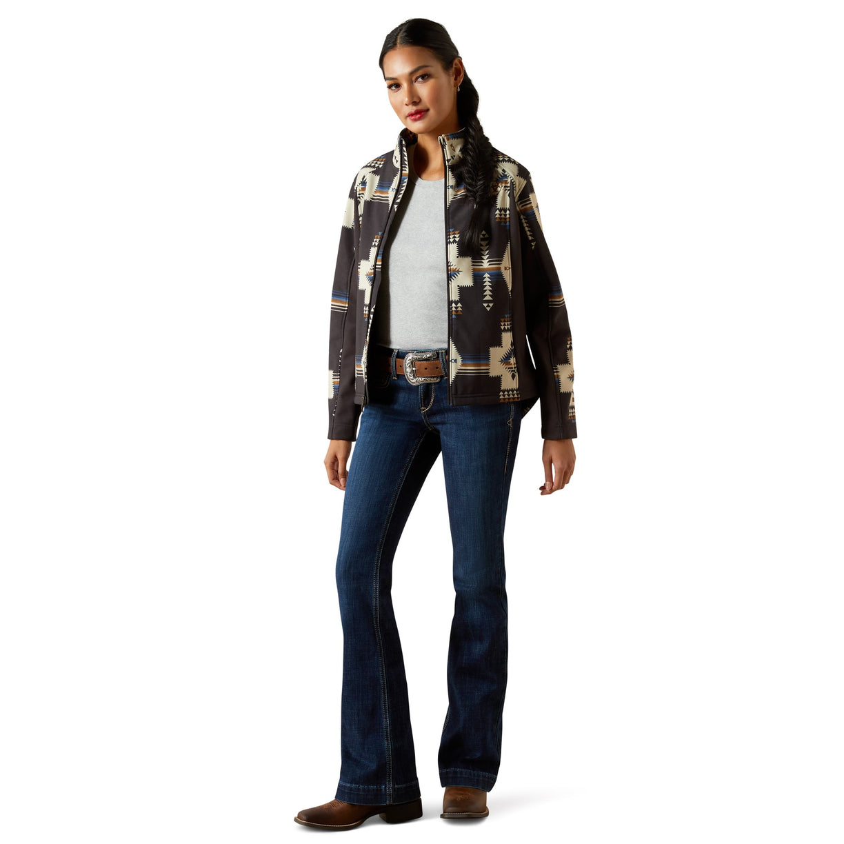 Ariat Logo Softshell Print Jacket