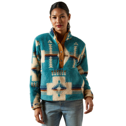 Berber Snap Front Sweatshirt