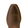Ariat Women's Beaumont Western Boot in brown leather with gilded tiger print - Toe