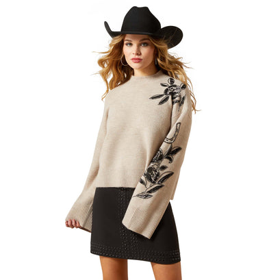 All In Embellished Sweater