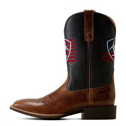 Sport Freedom Wide Square Toe Cowboy Boot