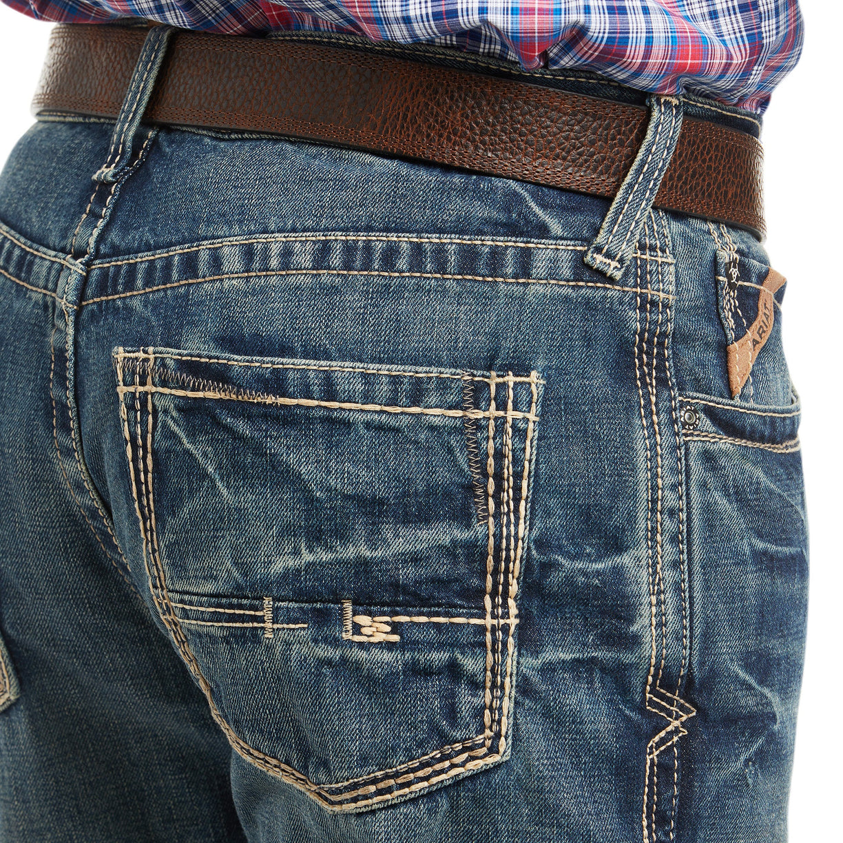 Ariat M4 Low Rise Boundary Boot Cut Gulch 10012136 pocket
